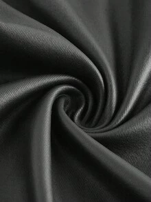 Slaydiva 2 sztuki obcisłych legginsów damskich, materiał PU, swobodny - Czarne - Zobacz 7