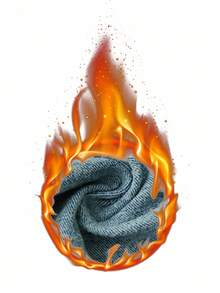 SHEIN 秋冬休闲水洗高腰阔腿牛仔裤 - 藍色 - 查看 7