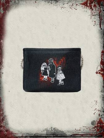A Nightmare on Elm Street X ROMWE Figure Graphic Large Capacity Dirty Clothes Hamper Storage Basket