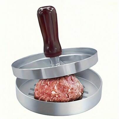 1pc Non-Stick Hamburger Patty Press Mold Hamburger Maker With Removable Plate, Burger Press For Beef, Cheese, Veggie Burgers, BBQ