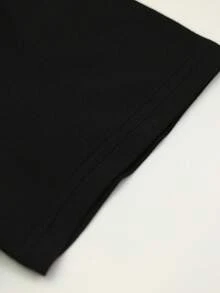 EMERY ROSE Damska koszulka z krótkim rękawem i nadrukiem renifera w dużym rozmiarze, świąteczna koszulka z dekoltem w serek, odpowiednia na wiosnę i lato