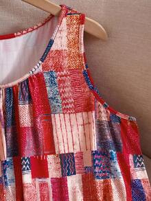 EMERY ROSE Plus Size Women's Summer Casual Tank Tops, Minimalist Fashion Suitable For Summer