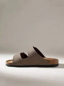 Solecia 拖鞋带休闲时尚舒适日式学生凉鞋 - 銅色 - 查看 3