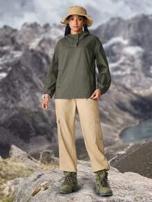 Flexra 女士牛仔夹克和外套 户外徒步防晒 轻便速干 女士防紫外线夹克 女士徒步夹克 - 軍綠色 - 查看 6