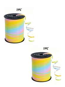 Rainbow Curling Ribbon For Gift Wrapping, Balloon String, Wedding, Birthday, Christmas - Metallic Shiny " Ribbon For Bouquets And Flower Wrapping Paper Christmas - color - View 10
