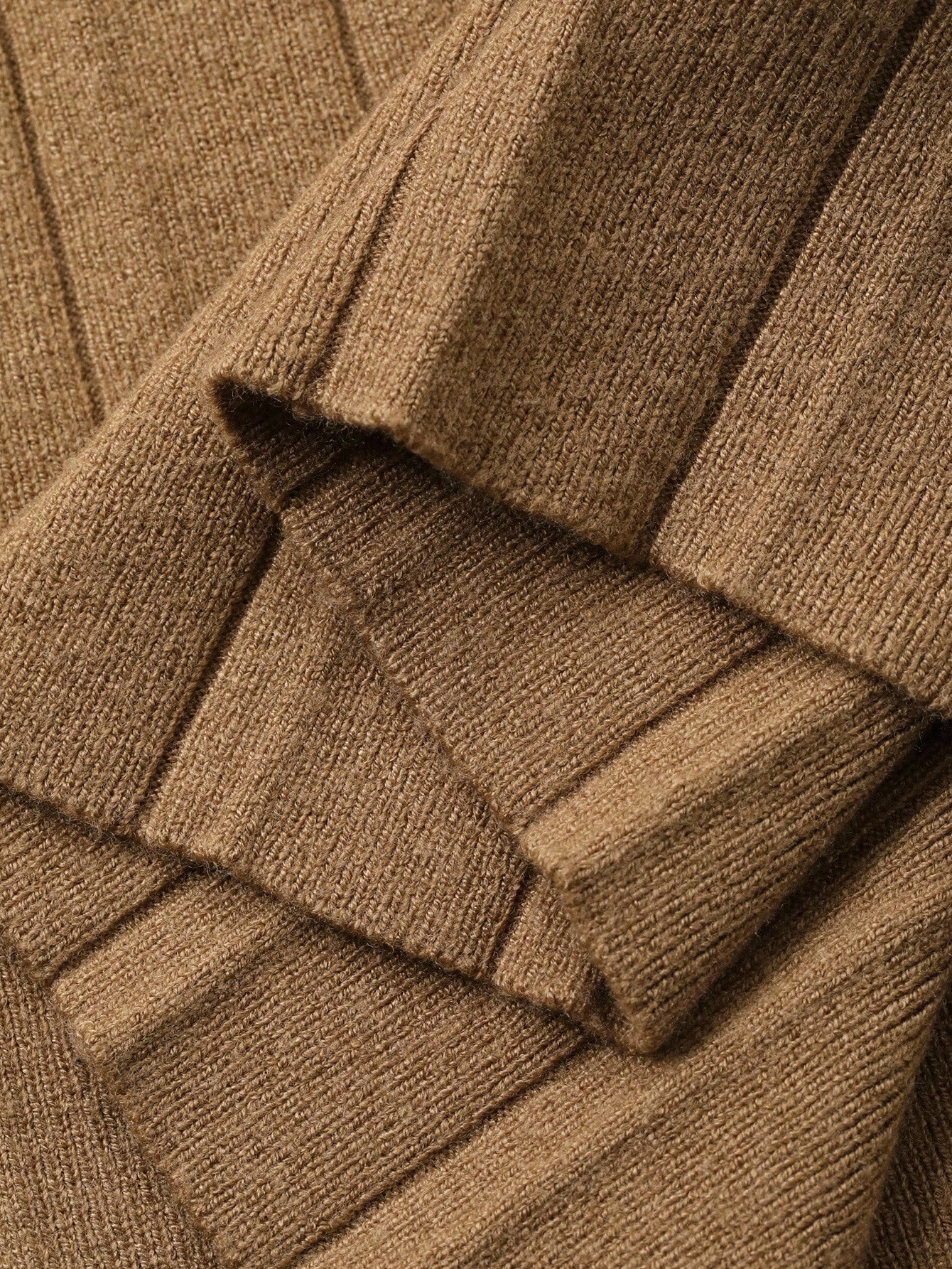 DAZY فستان كنزة صوفية أنيق بلون أحادي مع ربطة، خري...