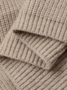 DAZY Women's Elegant Sleeveless Dress & Long Cardigan Two Pieces Set, Autumn - Khaki - View 8