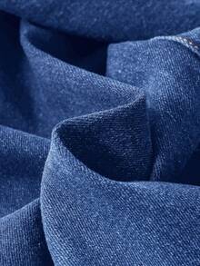 SHEIN Jeans skinny gris délavé et déchiré pour garçon préadolescent avec poches obliques, pour les vêtements de garçon au printemps et en été