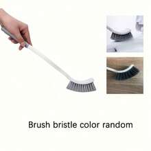 1 件长柄柔性马桶刷，浴室清洁刷，马桶清洁工具，无盲点，清洁用品浴室装饰秋季装饰