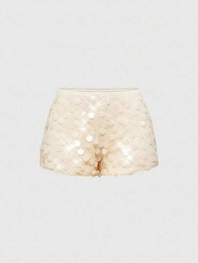 Grunge Punk Shorts mini con lentejuelas brillantes de talle súper bajo sexy para mujer, adecuados para verano, playa, graduación, Pascua, concierto, vacaciones en Nashville, baile de graduación, estilo punk callejero, festival de música