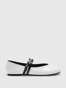 CUCCOO BIZCHIC Women's Casual Versatile Flat Loafers - White - View 7