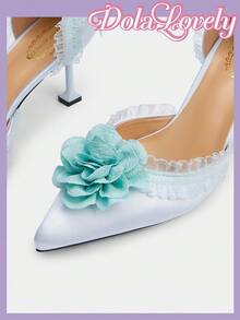 Dola Lovely Women's Fashion Blue High Heel Pumps For Christmas For Halloween - Blue - View 4