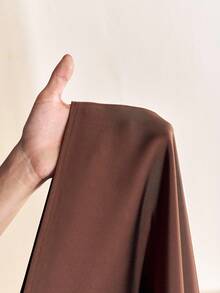 Zivah 2025 Autumn New Arrival Music Festival, Easter, St. Patrick's Day, Western Style, Nomadic Style, Birthday Party, Graduation Season, Campus Style, Student Wear, Casual Daily Outfit, Vacation, Cruise Travel, Beach, Sunbathing, Fashionable, Streetwear, Elegant Asymmetric Design Textured Fabric Brown Jumpsuit - Brown - View 7