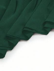 Rometta 加大码女式无袖拼接亮片缀饰优雅连衣裙长款女装 - 綠色 - 查看 3