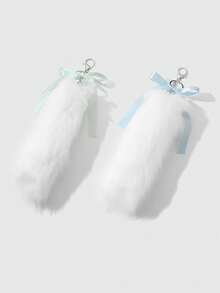 ROMWE Kawaii Keyrings & Keychains - White - View 1