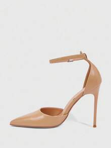 CUCCOO SZL Pointed Toe Stiletto High Heel Sexy Women's Pumps, Suitable For Summer Vacation, Night Out, Party, Club Wear - Apricot - View 5