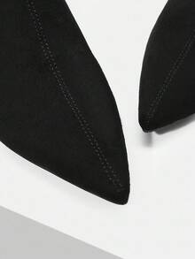 MOTF PREMIUM WOMEN'S POINTED TOE ZIPPER CLOSURE HIGH HEEL ANKLE BOOTS FOR CHRISTMAS