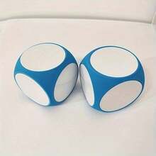 1 szt. Duża, zmywalna kostka do gry EVA z okrągłymi rogami i nadrukiem w litery angielskie, interaktywny gadżet do gry, idealna do dekoracji imprez i zabaw - Wielokolorowe - Zobacz 11