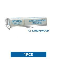 Joivida 1 件尼泊尔佛塔香，100% 纯有机天然手工卷制，不含化学物质 - 非常适合芳香疗法、清洁、冥想和教堂