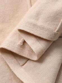 DAZY Women's Elegant Colorblock Round Neck Sweater Dress, Autumn