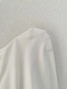 Modelyn Women's Embroidered Hollow Out Lapel Collar Long Sleeve Double-Breasted Regular Jacket Winter Jacket - Apricot - View 8