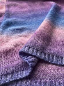 Maweii 加大码渐变色优雅圆领长袖毛衣裙 - 彩色 - 查看 7