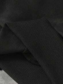 ROMWE MEN Street Life Men's Fashionable Casual Sparkling Diamond Spider Hoodie, Fall