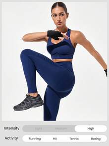 GLOWMODE 26英寸 Powersculpt 训练紧身裤 中等强度训练健身速干吸湿排汗凉爽感觉健身房