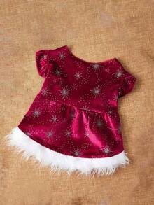 PETSIN 1 Stück Weihnachts-Plüsch-Haustierkleid - Verschiedenfarbig - Übersicht 4