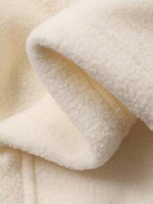 DAZY Áo khoác thêu lông cừu phong cách Hàn Quốc cho bé gái, Thu/Đông - Màu be - Xem 7