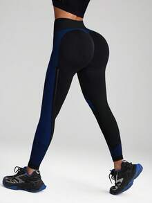 Innovista Seamless Workout Sports Leggings High Support Waisted V-Back Daily Athleisure Yoga Pilates HIIT Training Office To Gym Tights Activewear Bottoms Structured Clothes Buttery Soft Trousers Comfort Movement Functional Mesh Breathable Tummy Control Fall Utilitarian Chic Look