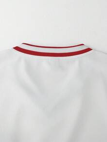 Aesthetic Post Men's Casual Loose V-Neck Sweatshirt, Fall, Long Sleeve Top - White - View 7