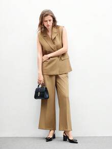 CUCCOO BIZCHIC Women's Pointed Toe Buckle Design Fashionable High Heel Pumps For Daily Wear - Black - View 10