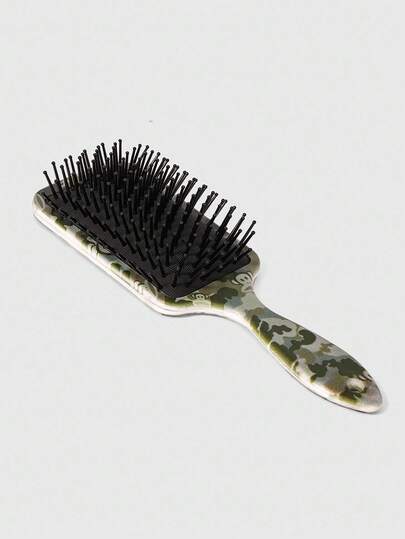 Paul Frank X ROMWE Cartoon Monkey & Camouflage Design Massage Hairbrush With Air Cushion For Scalp Massaging And Hair Styling