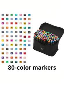 SHEIN 1set Alcohol Based Brush Markers,Dual Tip Art Markers For Artist,Sketching,Coloring,Highlighting,Illustration,Anime Design,Coloring Brush Pen Set,Markers,Anime,Alcohol Markers,Taba Squishy,Feutre,Markers Alcohol Based,Alcohol Markers,Markers,Alcohol Markers Brush,Alcohol Markers,Alcohol Markers Brush,Markers - Nhiều màu - Xem 12