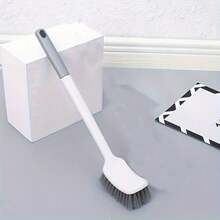 1 件长柄柔性马桶刷，浴室清洁刷，马桶清洁工具，无盲点，清洁用品浴室装饰秋季装饰