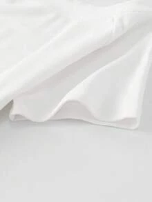 Sweetra 3 件女式夏季不对称领口修身 T 恤，基本款不对称领口上衣，黑色、白色、粉色 - 彩色 - 查看 4