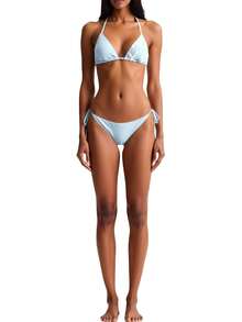 Roxy Beach Classics Women Bikini Set Agave Green - Blue - View 3
