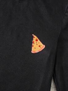 4 件套男童长袖紧身披萨和卡通人物印花休闲家居服套装，春秋 - 彩色 - 查看 7