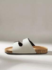 Solecia أحذية رجالية مسطحة بنعل مستدير وشريطي إغلاق بالخطاف والحلقة، مريحة وملائمة للاستخدام اليومي والحفلات والتنقل، متعددة الاستخدامات وعصرية - رمادي - مشاهدة 3