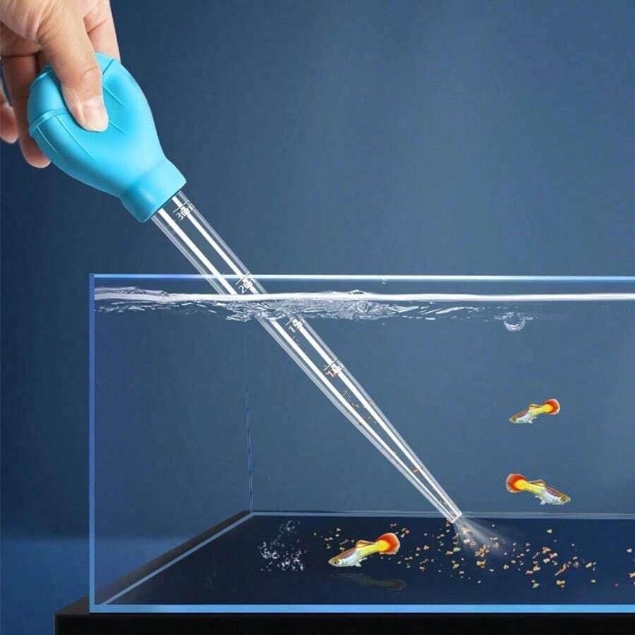 水族箱虹吸加长吸管 鱼缸吸尘器 简易清洁工具 适用于水族箱换水器 29厘米 45厘米 54厘米 30毫升 40毫升 50毫升