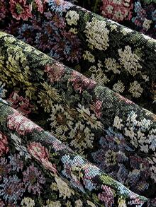 SHEIN MOD 女士花卉提花蝴蝶结装饰优雅吊带背心连衣裙 - 彩色 - 查看 5