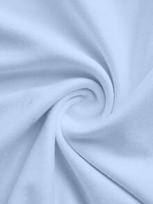 SHEIN EZwear Light Blue Tight-Fit Casual Halter Neck Cami Top For Women, Suitable For Summer