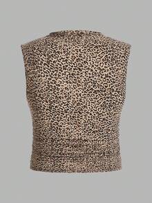 Auralis Bộ 3 áo tank top mùa hè cơ bản màu trơn, dáng ôm, cỡ lớn, cổ đứng nhỏ và có chi tiết xếp ly. - Nhiều màu - Xem 6