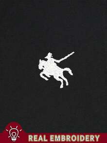 Glimmora 刺绣图案拉链连帽衫修身运动衫夹克女款秋冬款 - 黑色 - 查看 7