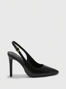 CUCCOO BIZCHIC New Versatile Pointed Toe High Heels For Women - Black - View 2