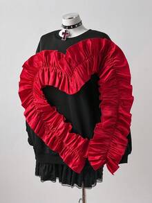 Sunspun Plus Size Women Casual Loose Fit Crew Neck Long Sleeve Sweatshirt  Fall  Winter Spring/Fall Fall/Winter  Cloth For Women Autumn