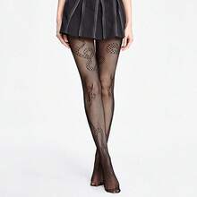 ROMWE Goth Medias de mujer - Negro - Ver 3