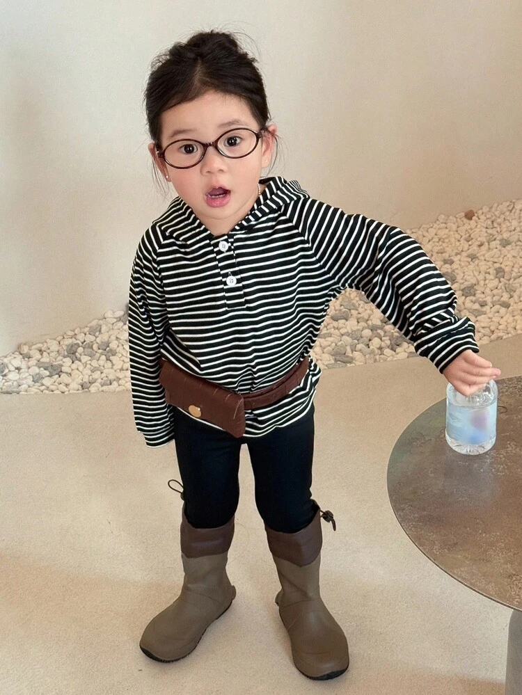 Baby Girls' Korean Style Casual Hooded Long Sleeve Sweatshirt Fall,Winter Toddler Girls Clothes