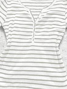 SHEIN Women's Casual Long Sleeve T-Shirt, Fashionable For Daily Wear, Autumn